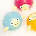 Splash About Pufferfish fishing toy 3 pcs orange / blue / purple 5