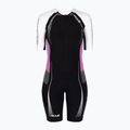 Women's Triathlon Suit HUUB Anemoi Aero Tri Suit black and white ANELCSW