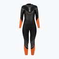 Women's triathlon wetsuit HUUB Araya 2:4 black-orange ARAYAW