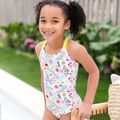 Children's one-piece swimsuit Splash About Jungle Paradise lime 3