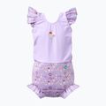 Children's one-piece swimsuit with nappy Splash About Happy Nappy Frills strawberry field