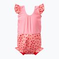 Children's one-piece swimsuit with nappy Splash About Happy Nappy Frills strawberry field 2