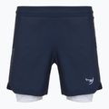 Men's FUMETSU Icon Dual Layer Training shorts navy/ white