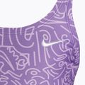 Nike Hydrastrong Multi Print Fastback space purple children's one-piece swimsuit 3