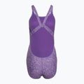 Women's one-piece swimsuit Nike Hydrastrong Multi Print Fastback space purple 2