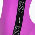 Women's one-piece swimsuit Nike Logo Tape Fastback fuchsia dream 4