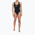 Women's one-piece swimsuit Nike Logo Tape black 9