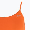 Women's one-piece swimsuit Nike Lace Up Tie Back total orange 3