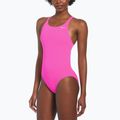 Women's one-piece swimsuit Nike Hydrastrong Solid Fastback fire pink 4