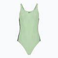 Women's one-piece swimsuit Nike Logo Tape Fastback vapor green