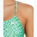 Women's one-piece swimsuit Nike Hydrastrong Cutout green shock 6