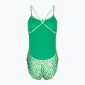 Women's one-piece swimsuit Nike Hydrastrong Cutout green shock 2