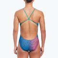 Women's one-piece swimsuit Nike Hydrastrong Cutout cool multi 5