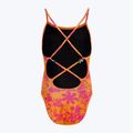 Nike Hydrastrong Lace Up Back total orange children's one-piece swimsuit 2