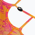 Nike Hydrastrong Lace Up Back total orange children's one-piece swimsuit 4