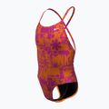 Nike Hydrastrong Lace Up Back total orange children's one-piece swimsuit 8