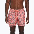 Men's Nike Tossed 5" Volley hot punch swim shorts