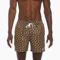 Men's Nike Swoosh Link 5" Volley swim shorts cacao wow