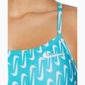 Women's one-piece swimsuit Nike Hydrastrong Multi Print Cutout blue 4