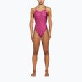 Women's one-piece swimsuit Nike Hydrastrong Multi Print Cutout hot fuchsia 2