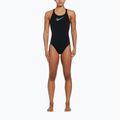 Women's one-piece swimsuit Nike Hydrastrong 3D Swoosh Fastback black 2