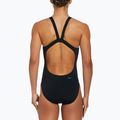 Women's one-piece swimsuit Nike Hydrastrong 3D Swoosh Fastback black 3