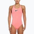 Women's one-piece swimsuit Nike Hydrastrong 3D Swoosh Fastback hot punch