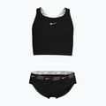 Children's two-piece swimsuit Nike Logo Tape Crossback Midkini black