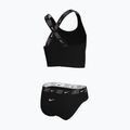 Children's two-piece swimsuit Nike Logo Tape Crossback Midkini black 2