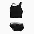 Children's two-piece swimsuit Nike Logo Tape Crossback Midkini black 3