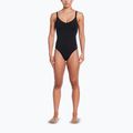 Women's one-piece swimsuit Nike Essential V-Neck black 2
