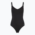 Women's one-piece swimsuit Nike Essential V-Neck black