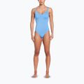 Women's one-piece swimsuit Nike Essential V-Neck university blue 2