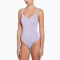Women's one-piece swimsuit Nike Essential V-Neck hydrangeas