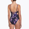 Nike Floral Blur V-Neck women's one-piece swimsuit black 3