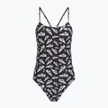 Women's one-piece swimsuit Nike Hydrastrong Cutout jet black