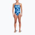 Women's one-piece swimsuit Nike Hydrastrong Cutout blue 2