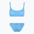 Women's two-piece swimsuit Nike Essential Bralette Bikini university blue 2