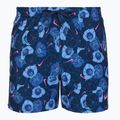Men's swim shorts Nike Multi Poppy Print 5" Volley midnight navy