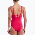 Women's one-piece swimsuit Nike Essential V-Neck rush pink 3