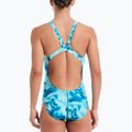 Women's one-piece swimsuit Nike Hydrastrong Fastback bleached turquoise 3