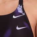 Women's one-piece swimsuit Nike Hydrastrong Fastback purple 4