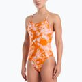 Women's one-piece swimsuit Nike Hydrastrong Cutout bright ceramic