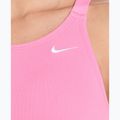 Ladies' one-piece swimsuit Nike Hydrastrong Solid pink glow 4