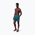 Men's swim shorts Nike Breaker Logofetti 5" Volley green abyss 2