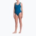 Women's one-piece swimsuit Nike Shoreline Pucker Scoop Neck black 2