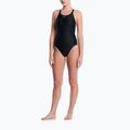 Women's one-piece swimsuit Nike Logo Tape Fastback black 2