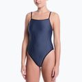 Women's one-piece swimsuit Nike Ocean Bound Ripple Texture Square Neck slate