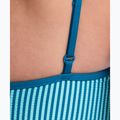 Women's one-piece swimsuit Nike Ocean Bound Ripple Texture Square Neck bleached turquoise 4