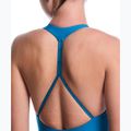 Women's one-piece swimsuit Nike Hydralock Luxe Sail Boat V-Neck green abyss 4